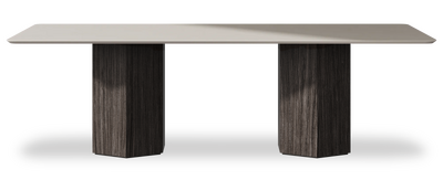 Created by us configuration image showing Royal Botticino top, Mogano base