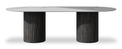 Created by us configuration image showing Arabescato New top, Cobolo base