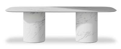Created by us configuration image showing Statuario top, Statuario base