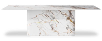 Created by us configuration image showing Calacatta Luxury top, Calacatta Luxury base