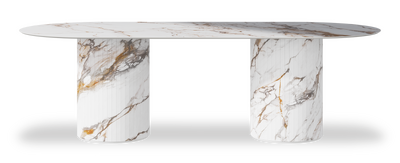 Created by us configuration image showing Calacatta Luxury top, Calacatta Luxury base