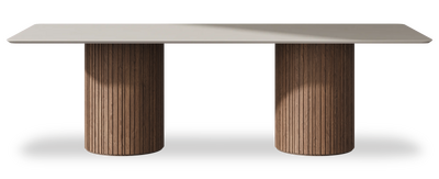 Created by us configuration image showing Royal Botticino top, American Walnut base