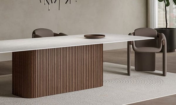 lifestyle image of dining table