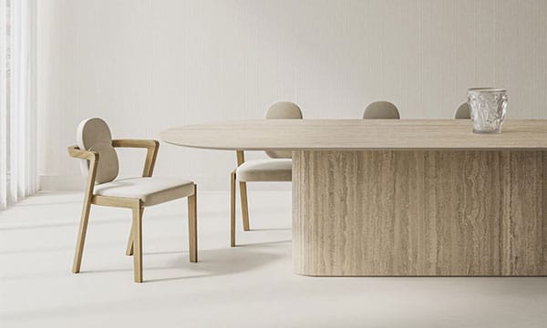 lifestyle image of dining table