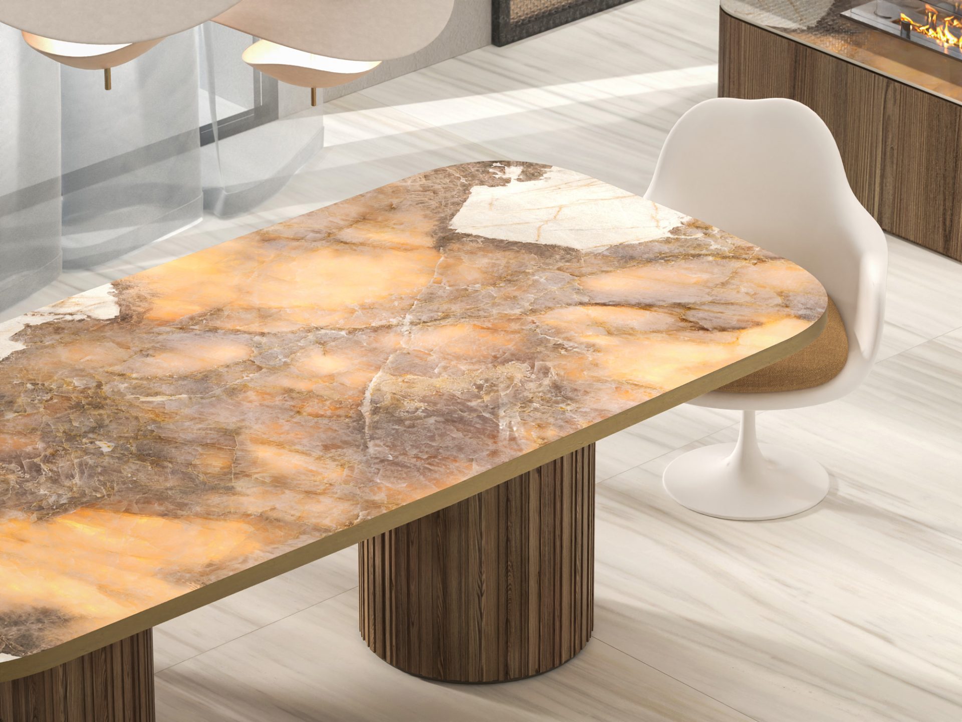 lifestyle image of dining table