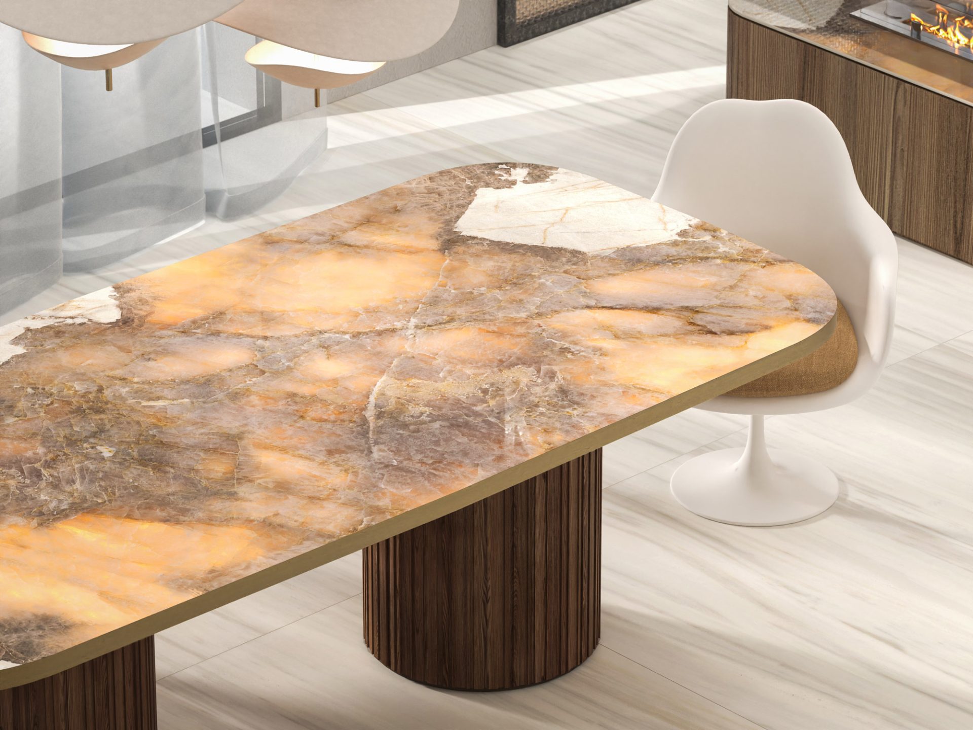 lifestyle image of dining table
