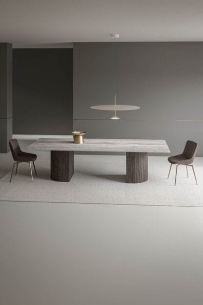 Luna Slim dining table in a luxury interior small
