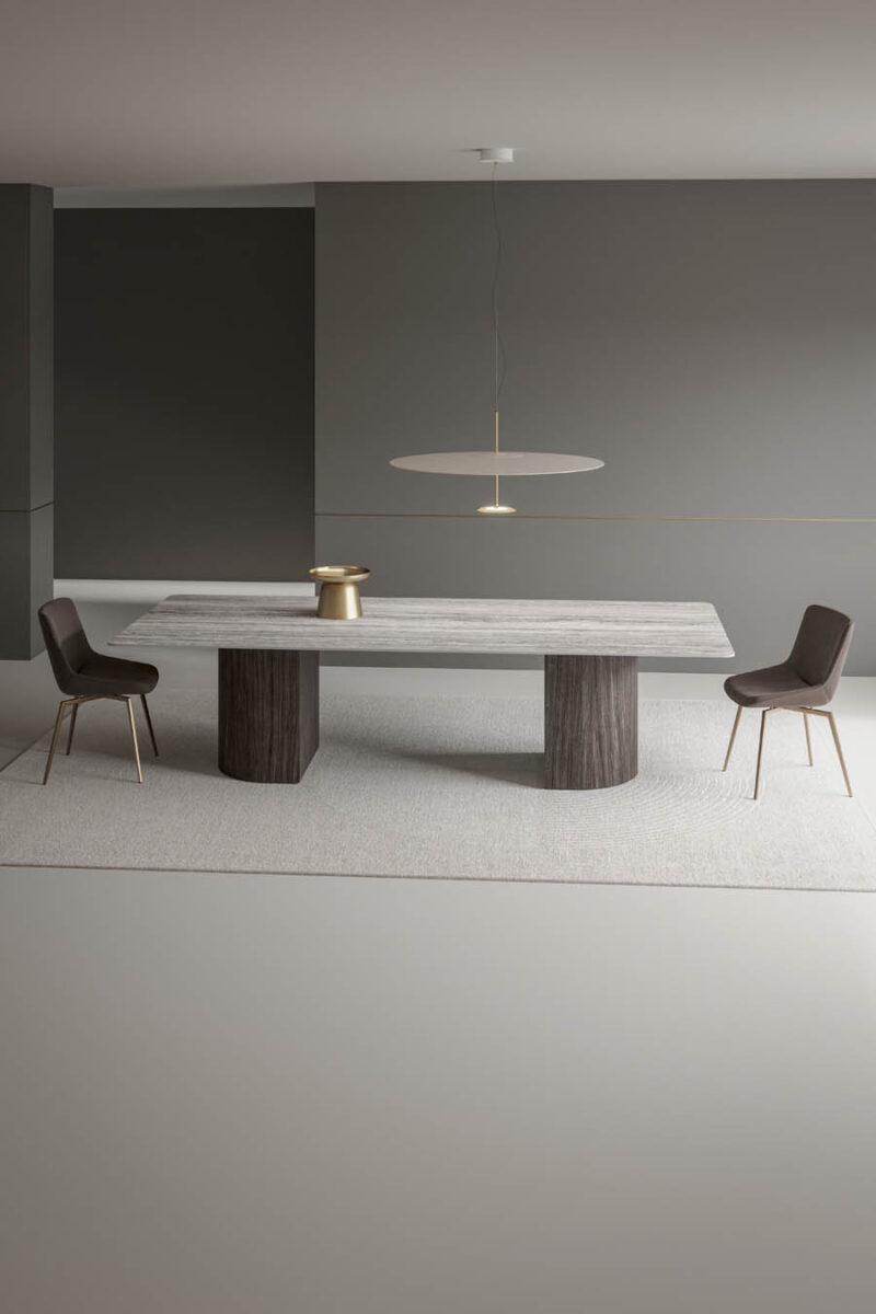 Luna Slim dining table in a luxury interior large