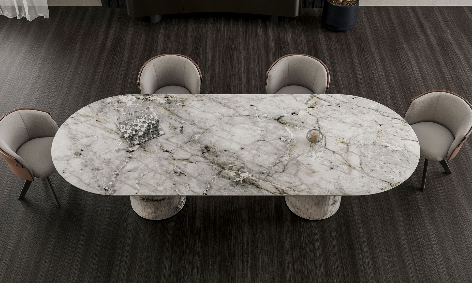 lifestyle image of dining table