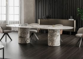 Tavolo Mezzaluna Colonna gallery image 8