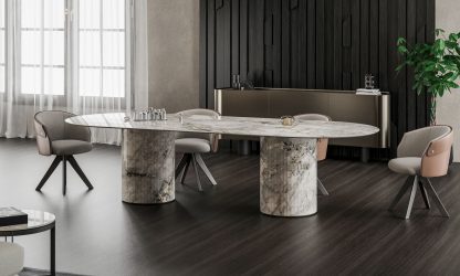 Tavolo Mezzaluna Colonna gallery image 8