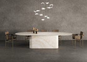 Tavolo Mezzaluna Obelisco gallery image 3