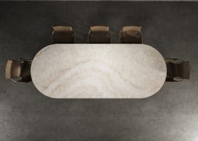 Tavolo Mezzaluna Obelisco gallery image 7