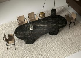 Tavolo Mezzaluna Alveo gallery image 1