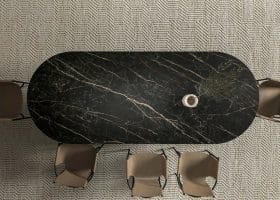 Tavolo Mezzaluna Alveo gallery image 7