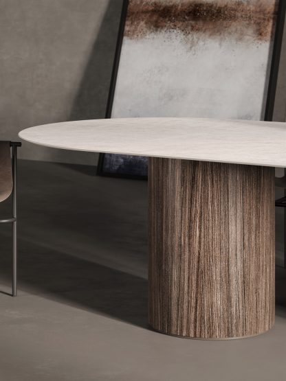 Tavolo Mezzaluna Colonna gallery image 7