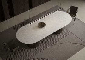 Tavolo Mezzaluna Colonna gallery image 1