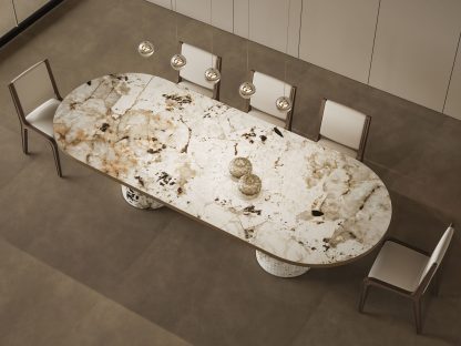 Tavolo Mezzaluna Colonna gallery image 1