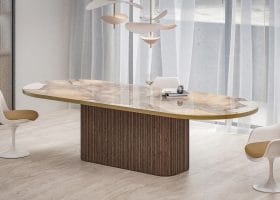 Tavolo Mezzaluna Obelisco Romano gallery image 1