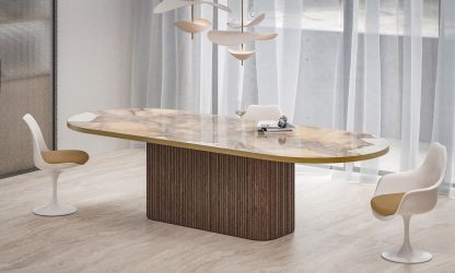 Tavolo Mezzaluna Obelisco Romano gallery image 1