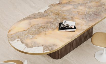 Tavolo Mezzaluna Obelisco Romano gallery image 2