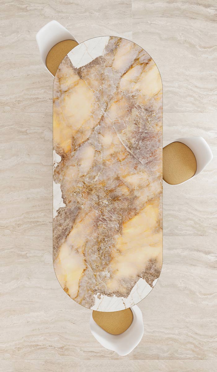 lifestyle image of dining table