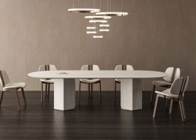 Tavolo Mezzaluna Alveo gallery image 2