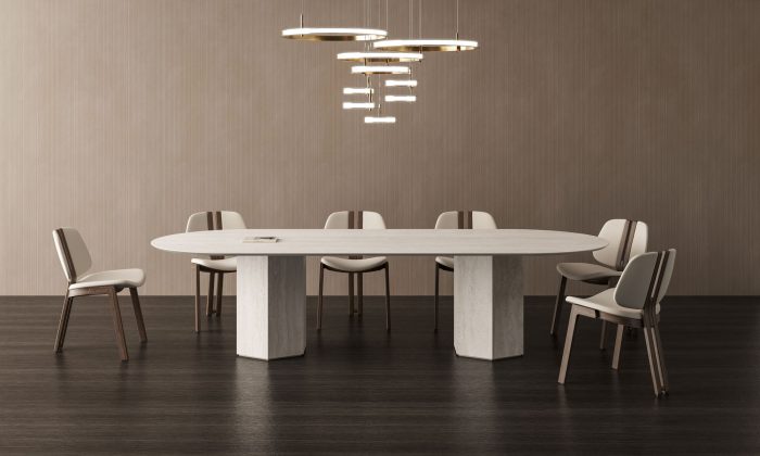 Tavolo Mezzaluna Alveo