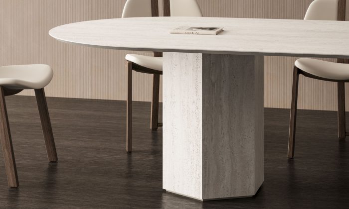 Tavolo Mezzaluna Alveo