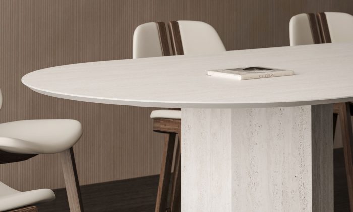 Tavolo Mezzaluna Alveo