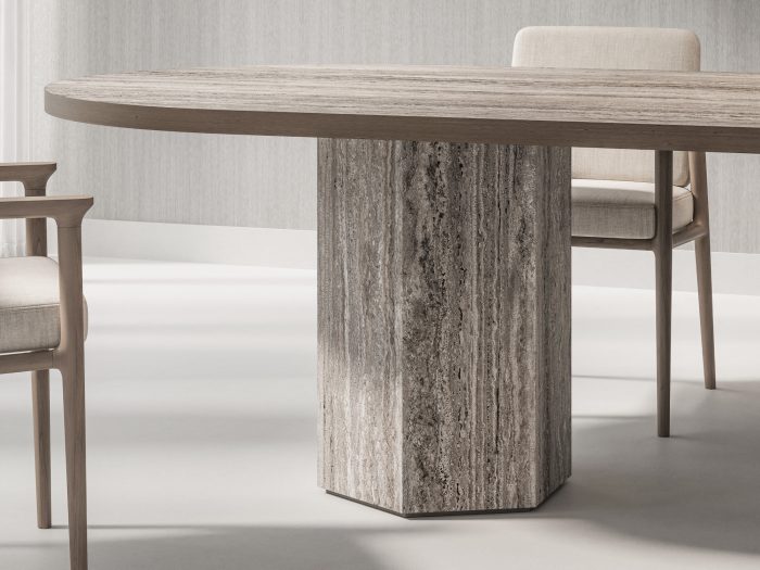 Tavolo Mezzaluna Alveo