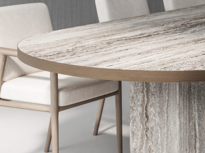 Tavolo Mezzaluna Alveo