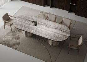 Tavolo Mezzaluna Alveo gallery image 1