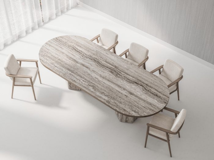 Tavolo Mezzaluna Alveo