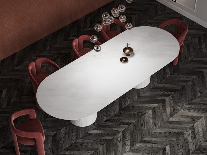 Tavolo Mezzaluna Colonna