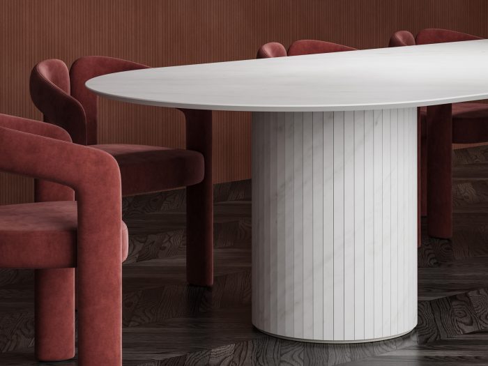 Tavolo Mezzaluna Colonna