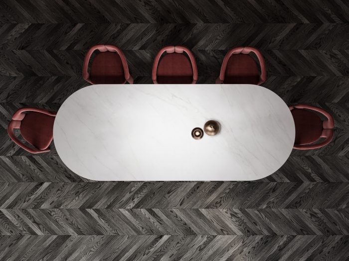 Tavolo Mezzaluna Colonna