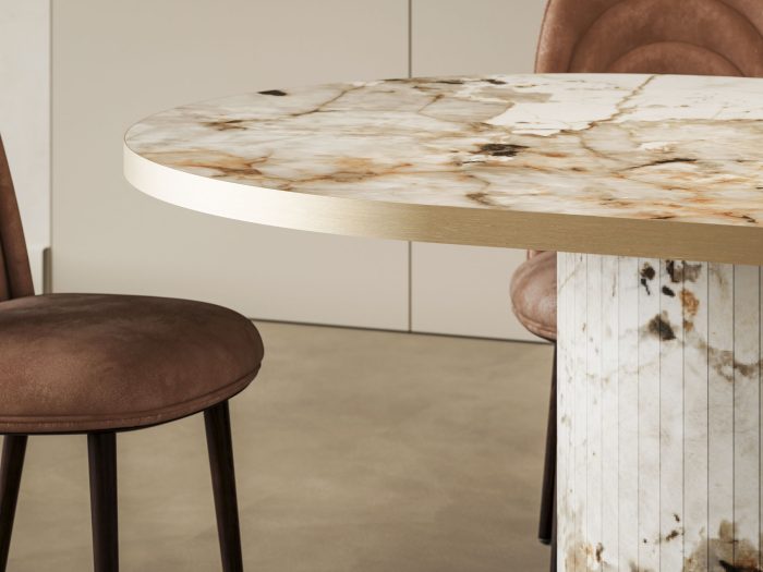 Tavolo Mezzaluna Colonna