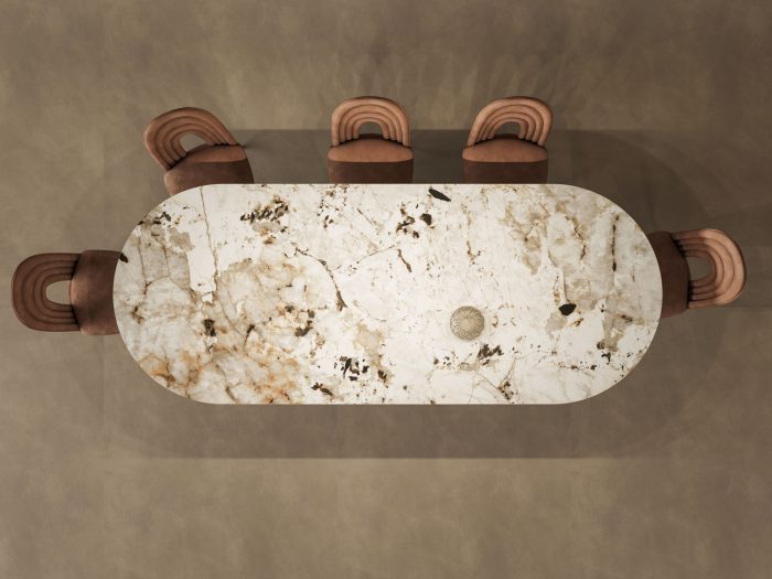 Tavolo Mezzaluna Colonna