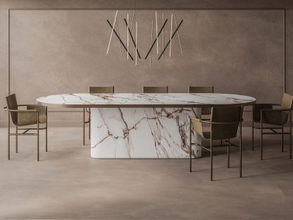 Tavolo Mezzaluna Obelisco gallery image 2