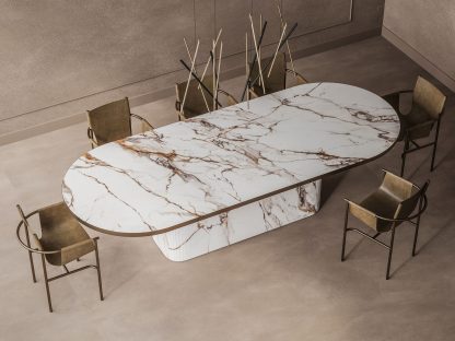 Tavolo Mezzaluna Obelisco gallery image 1