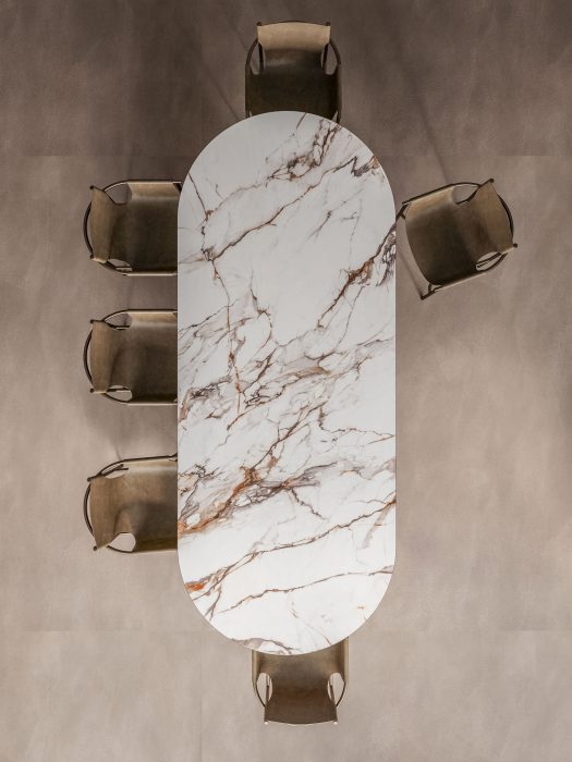 Tavolo Mezzaluna Obelisco