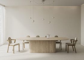 Tavolo Mezzaluna Obelisco gallery image 2