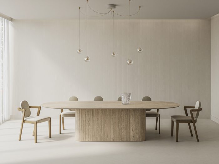 Tavolo Mezzaluna Obelisco