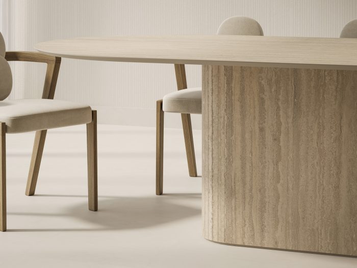 Tavolo Mezzaluna Obelisco