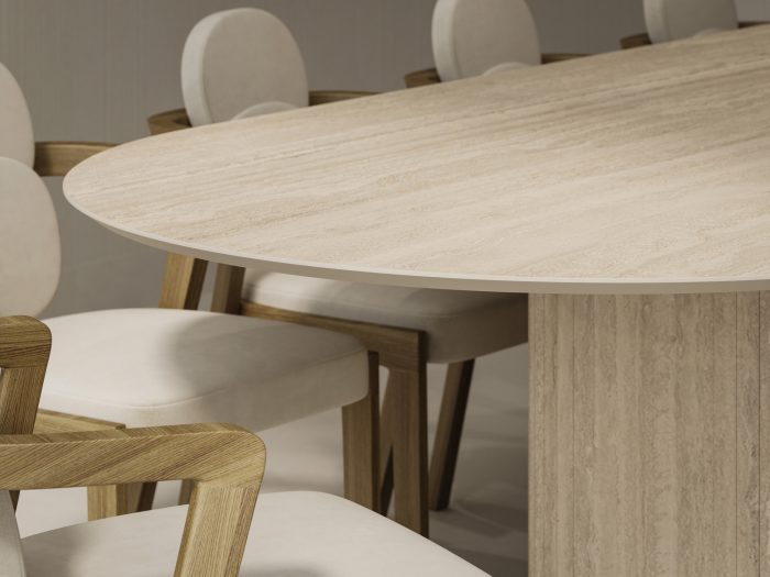 Tavolo Mezzaluna Obelisco