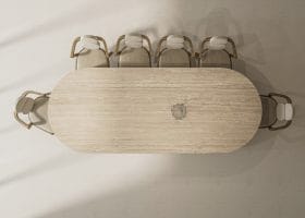 Tavolo Mezzaluna Obelisco gallery image 7