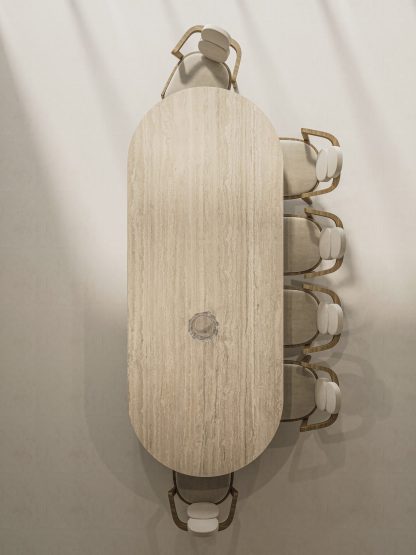 Tavolo Mezzaluna Obelisco gallery image 5