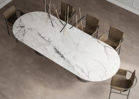 Tavolo Mezzaluna Romano gallery image 1