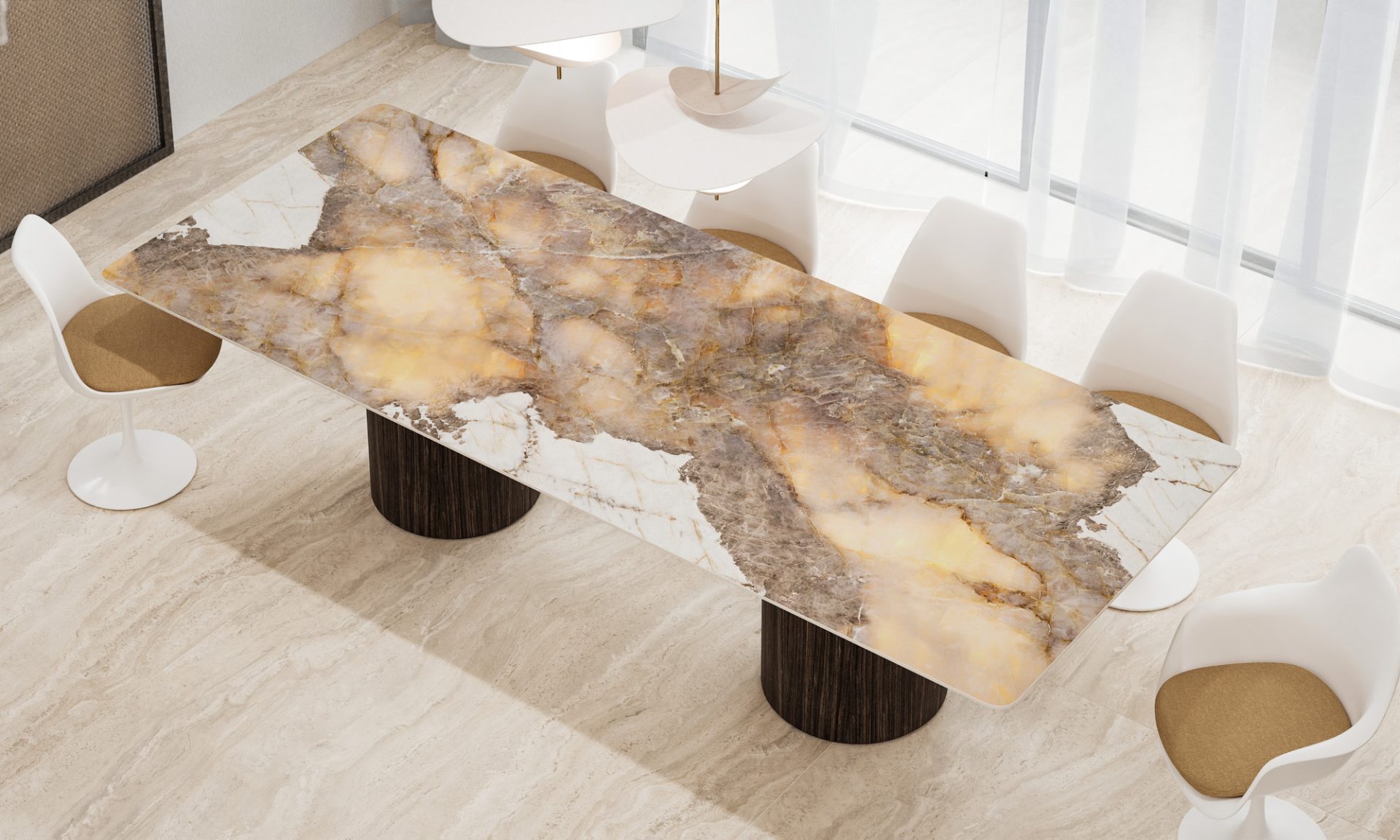 lifestyle image of dining table